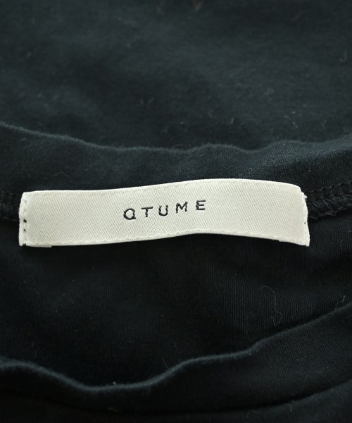 QTUME（クチューム）Tシャツ・カットソー 黒 サイズ:38(M位) レディース/2200721287027