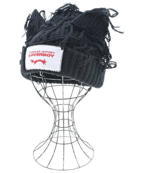 CHARLES JEFFREY LOVERBOY(チャールズジェフリーラバーボーイ)ニットキャップ・ビーニー 黒 サイズ:-/2200462404011