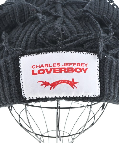 CHARLES JEFFREY LOVERBOY（チャールズジェフリーラバーボーイ）ニットキャップ・ビーニー 黒 サイズ:- メンズ/2200462404011