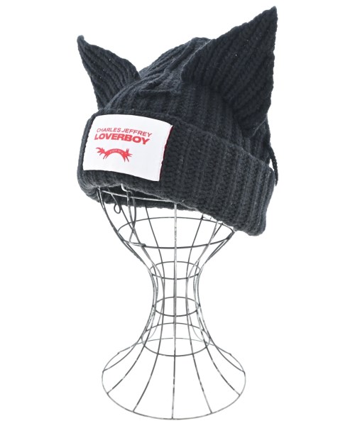CHARLES JEFFREY LOVERBOY(チャールズジェフリーラバーボーイ)ニットキャップ・ビーニー 黒 サイズ:-/2200483955103