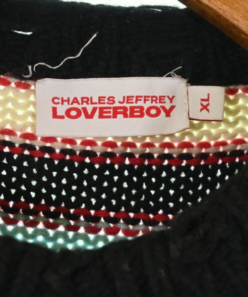 CHARLES JEFFREY LOVERBOY（チャールズジェフリーラバーボーイ）ニット・セーター 紺 サイズ:XL レディース/2200600201021