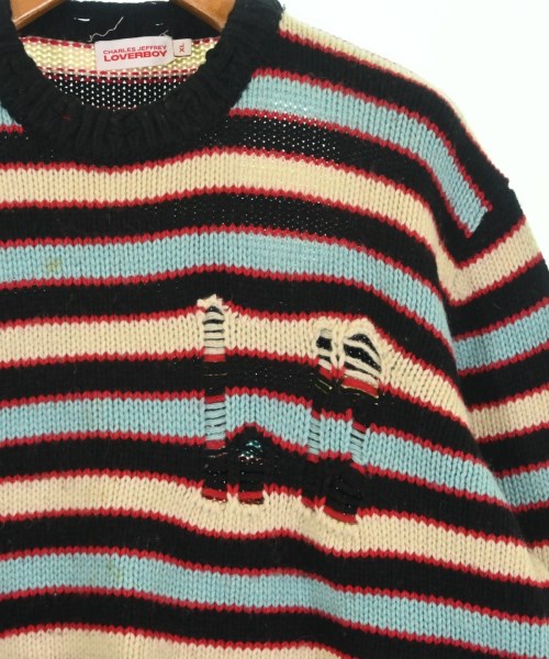 CHARLES JEFFREY LOVERBOY（チャールズジェフリーラバーボーイ）ニット・セーター 紺 サイズ:XL レディース/2200600201021