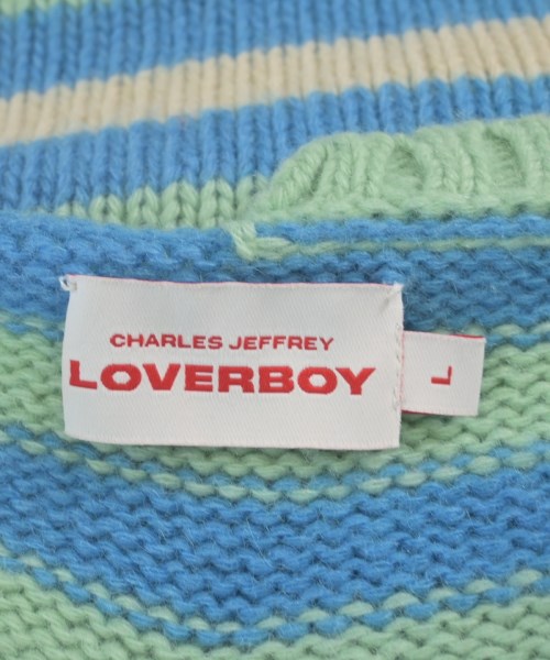 CHARLES JEFFREY LOVERBOY（チャールズジェフリーラバーボーイ）ニット・セーター 青 サイズ:L メンズ/2200627570063