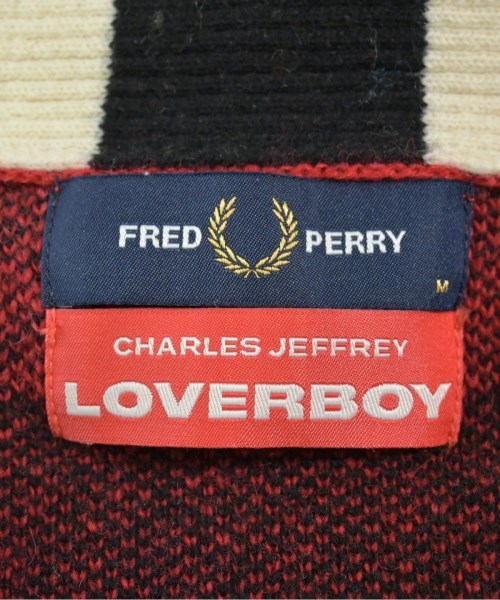 CHARLES JEFFREY LOVERBOY（チャールズジェフリーラバーボーイ）カーディガン 赤 サイズ:M メンズ/2200616172025