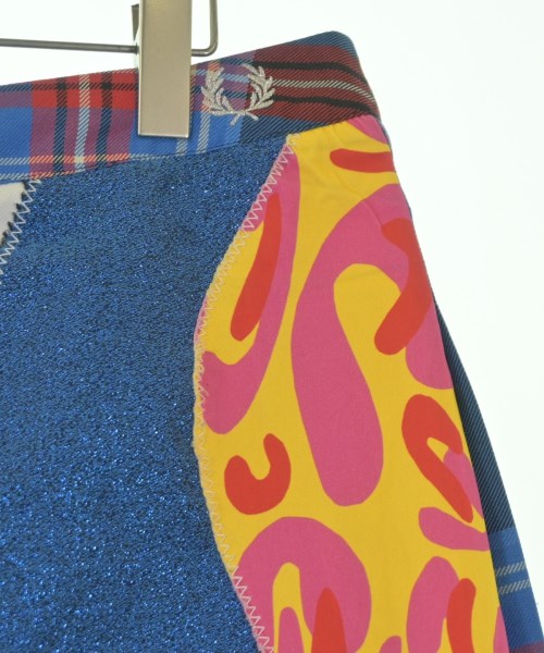 CHARLES JEFFREY LOVERBOY（チャールズジェフリーラバーボーイ）ミニスカート 青 サイズ:34(XXS位) レディース/2200620591010