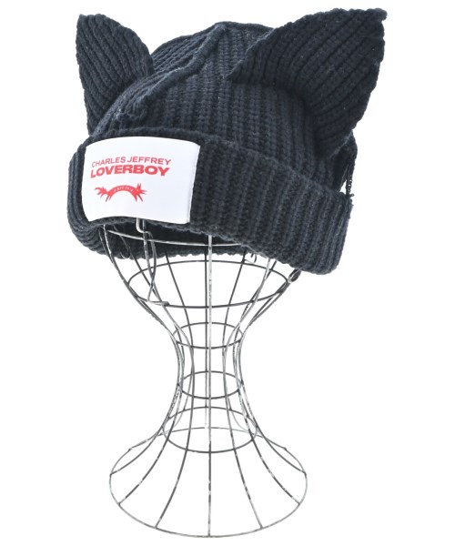 CHARLES JEFFREY LOVERBOY(チャールズジェフリーラバーボーイ)ニットキャップ・ビーニー 黒 サイズ:-/2200563798033