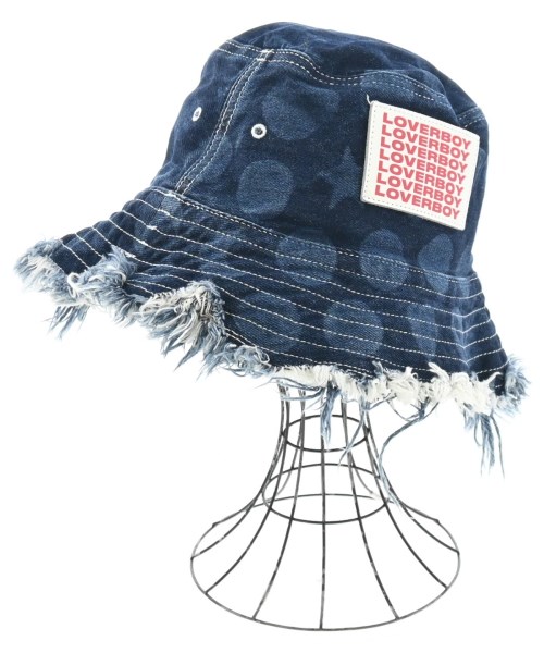 CHARLES JEFFREY LOVERBOY(チャールズジェフリーラバーボーイ)ハット 紺 サイズ:M/2200675128094