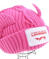 CHARLES JEFFREY LOVERBOY（チャールズジェフリーラバーボーイ）ニットキャップ・ビーニー ピンク サイズ:- メンズ/2200677017747
