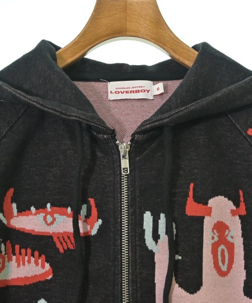 CHARLES JEFFREY LOVERBOY（チャールズジェフリーラバーボーイ）パーカー 黒 サイズ:S レディース/2200679897026