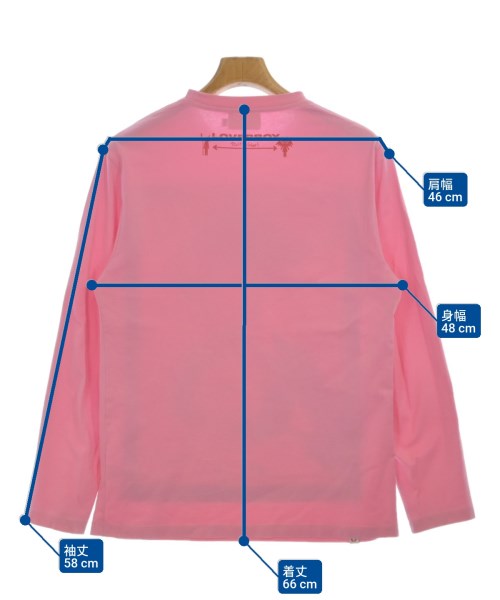 CHARLES JEFFREY LOVERBOY（チャールズジェフリーラバーボーイ）Tシャツ・カットソー ピンク サイズ:XS メンズ/2200659864017