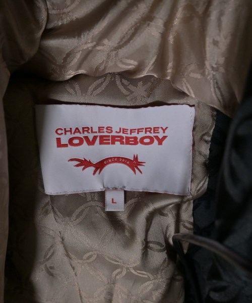 CHARLES JEFFREY LOVERBOY（チャールズジェフリーラバーボーイ）ダウンジャケット/ダウンベスト 黒 サイズ:L メンズ/2200662295013