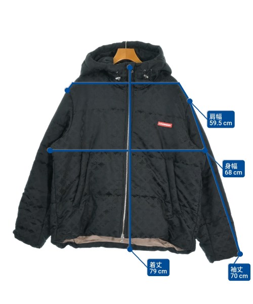 CHARLES JEFFREY LOVERBOY（チャールズジェフリーラバーボーイ）ダウンジャケット/ダウンベスト 黒 サイズ:L メンズ/2200662295013