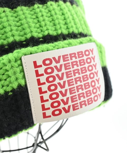 CHARLES JEFFREY LOVERBOY（チャールズジェフリーラバーボーイ）ニットキャップ・ビーニー 緑 サイズ:- レディース/2200705250054
