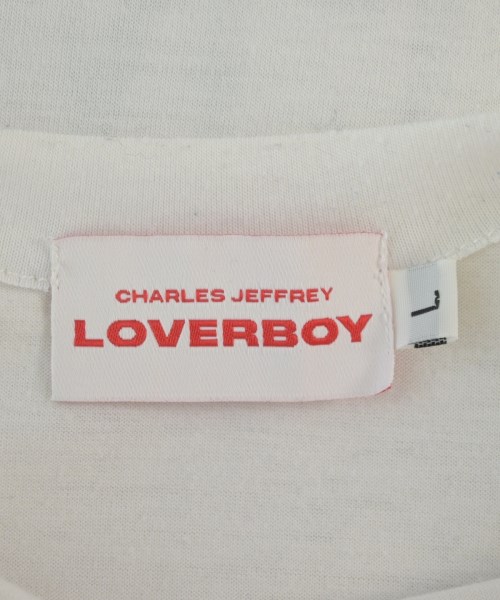 CHARLES JEFFREY LOVERBOY（チャールズジェフリーラバーボーイ）Tシャツ・カットソー 白 サイズ:L メンズ/2200664362027