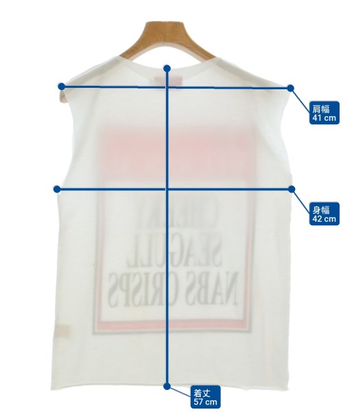 CHARLES JEFFREY LOVERBOY（チャールズジェフリーラバーボーイ）Tシャツ・カットソー 白 サイズ:L メンズ/2200664362027