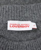 CHARLES JEFFREY LOVERBOY（チャールズジェフリーラバーボーイ）ニット・セーター グレー サイズ:L メンズ/2200670138128