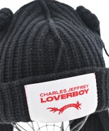 CHARLES JEFFREY LOVERBOY（チャールズジェフリーラバーボーイ）ニットキャップ・ビーニー 黒 サイズ:- メンズ/2200732968014