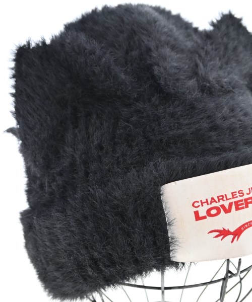 CHARLES JEFFREY LOVERBOY（チャールズジェフリーラバーボーイ）ニットキャップ・ビーニー 黒 サイズ:- メンズ/2200720351026