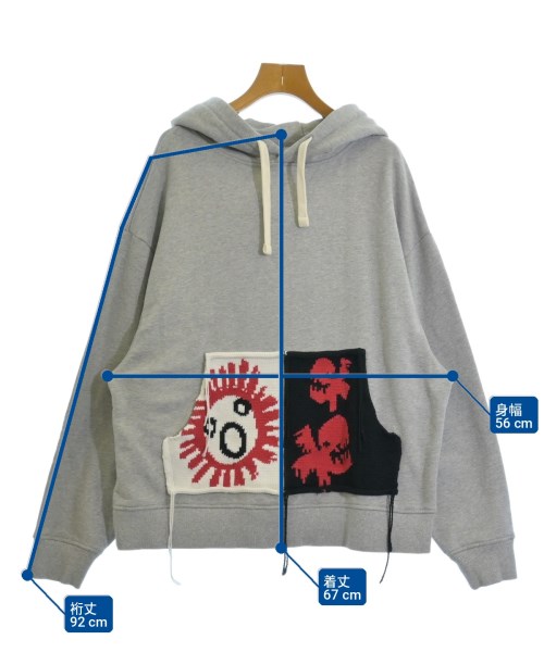 CHARLES JEFFREY LOVERBOY（チャールズジェフリーラバーボーイ）パーカー グレー サイズ:M レディース/2200725472016