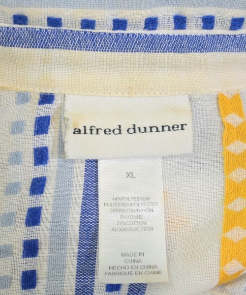 ALFRED DUNNER（アルフレッドダナー）カジュアルシャツ 白 サイズ:XL メンズ/2200612403017