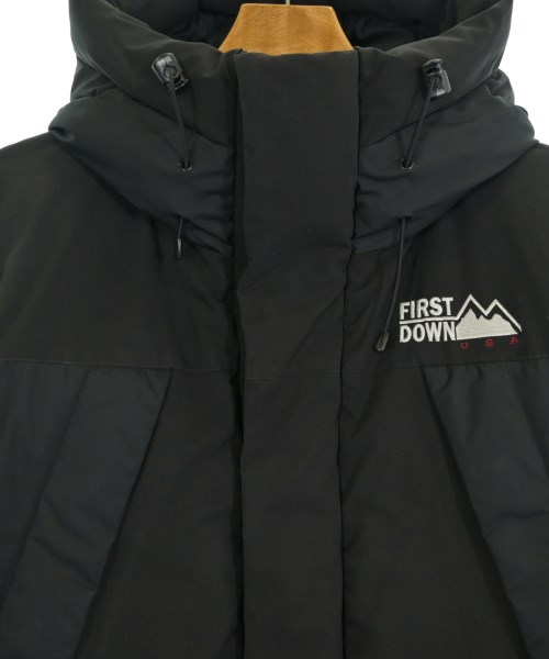 FIRST DOWN（ファーストダウン）ダウンジャケット/ダウンベスト 黒 サイズ:S レディース/2200627761027