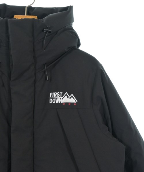 FIRST DOWN（ファーストダウン）ダウンジャケット/ダウンベスト 黒 サイズ:S メンズ/2200650058026