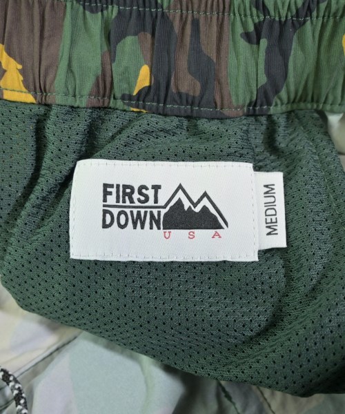 FIRST DOWN（ファーストダウン）ショートパンツ 緑 サイズ:M メンズ/2200642200112