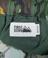 FIRST DOWN（ファーストダウン）ショートパンツ 緑 サイズ:M メンズ/2200642200112