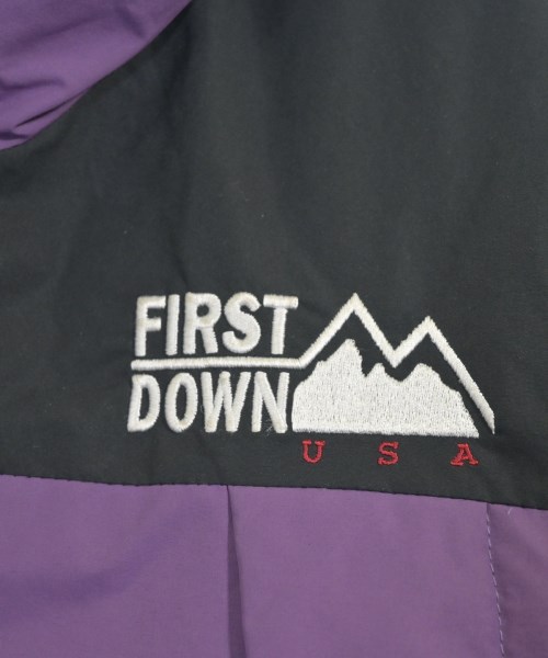 FIRST DOWN（ファーストダウン）ダウンジャケット/ダウンベスト 紫 サイズ:M メンズ/2200708011010