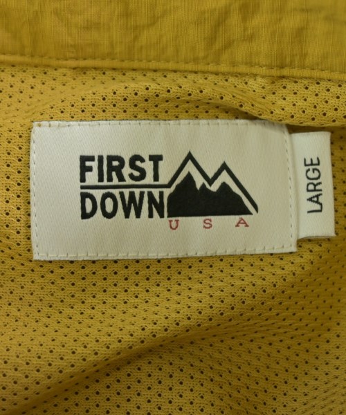 FIRST DOWN（ファーストダウン）カジュアルシャツ 黄 サイズ:L メンズ/2200723992059