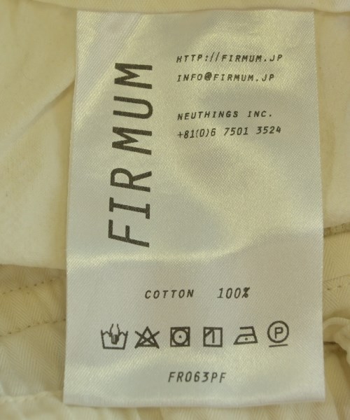 FIRMUM（フィルマム）その他 白 サイズ:XS レディース/2200612537361