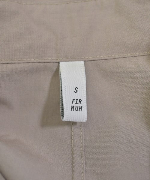 FIRMUM（フィルマム）カジュアルシャツ ベージュ サイズ:S メンズ/2200638358063