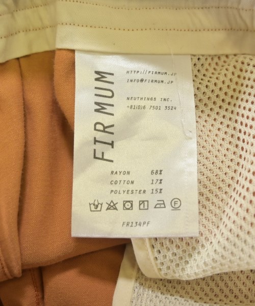 FIRMUM（フィルマム）スラックス オレンジ サイズ:S メンズ/2200642540041