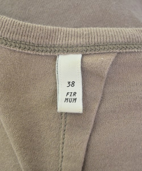 FIRMUM（フィルマム）Tシャツ・カットソー 茶 サイズ:38(M位) レディース/2200643031104