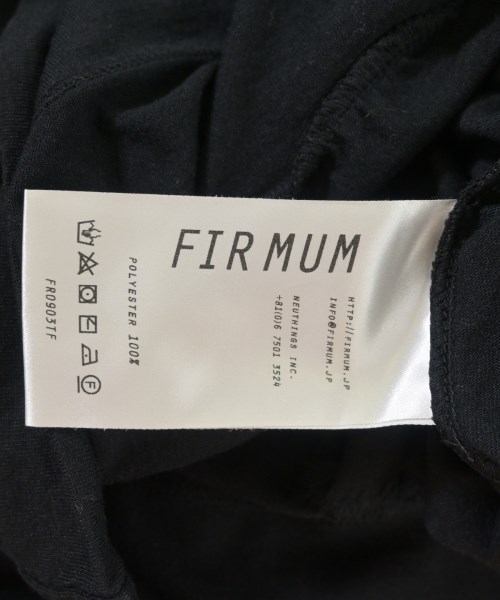 FIRMUM（フィルマム）Tシャツ・カットソー 黒 サイズ:F レディース/2200653369228