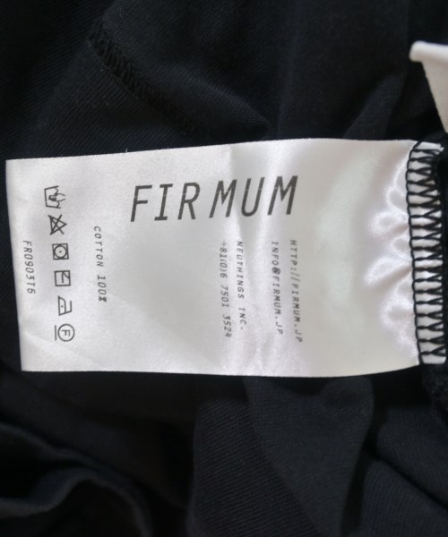 FIRMUM（フィルマム）Tシャツ・カットソー 黒 サイズ:M レディース/2200653369235