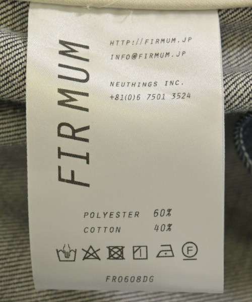 FIRMUM（フィルマム）デニムジャケット 紺 サイズ:M メンズ/2200725105013