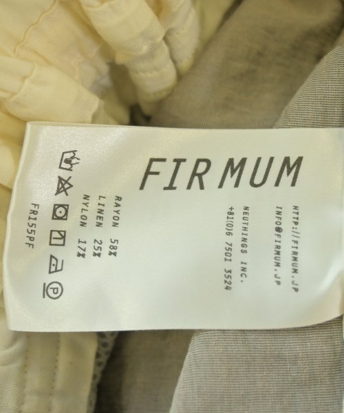 FIRMUM（フィルマム）その他 ベージュ サイズ:S レディース/2200681388482