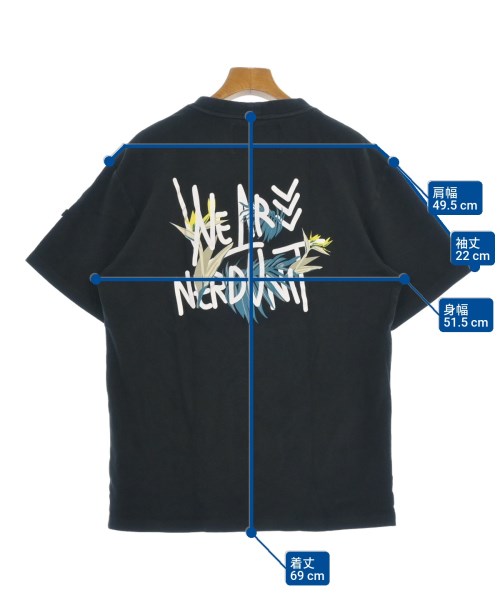NERDUNIT（ナードユニット）Tシャツ・カットソー 黒 サイズ:L メンズ/2200611454010