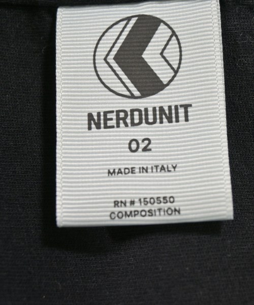 NERDUNIT（ナードユニット）Tシャツ・カットソー 黒 サイズ:02(M位) メンズ/2200716971146