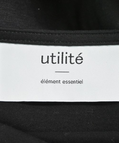utilite（ユティリテ）Tシャツ・カットソー 黒 サイズ:-(XL位) レディース/2200686982081