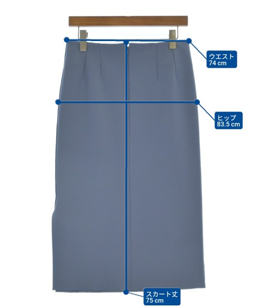 Aga（アーガ）ロング・マキシ丈スカート 青 サイズ:9(M位) レディース/2200625382231