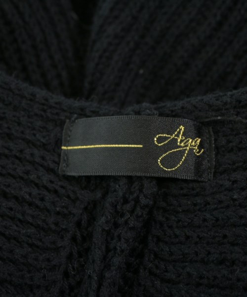 Aga（アーガ）ニット・セーター 黒 サイズ:9(M位) レディース/2200648239185