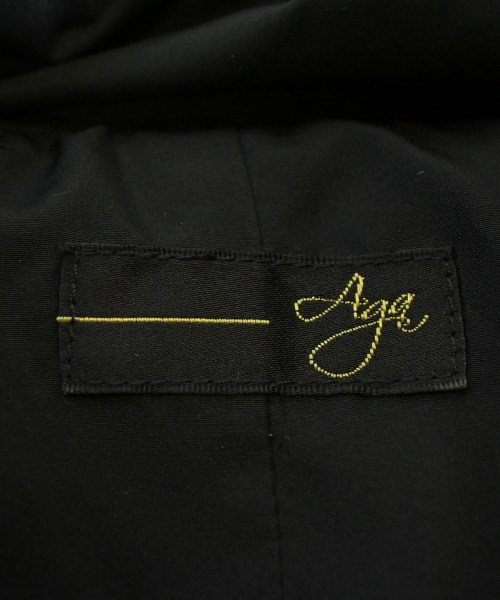 Aga（アーガ）ダウンジャケット/ダウンベスト 黒 サイズ:9(M位) レディース/2200665640087