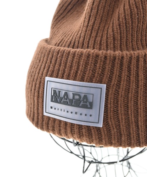 NAPA by Martine Rose（ナパバイマーティンローズ）ニットキャップ・ビーニー 茶 サイズ:- メンズ/2200637767040