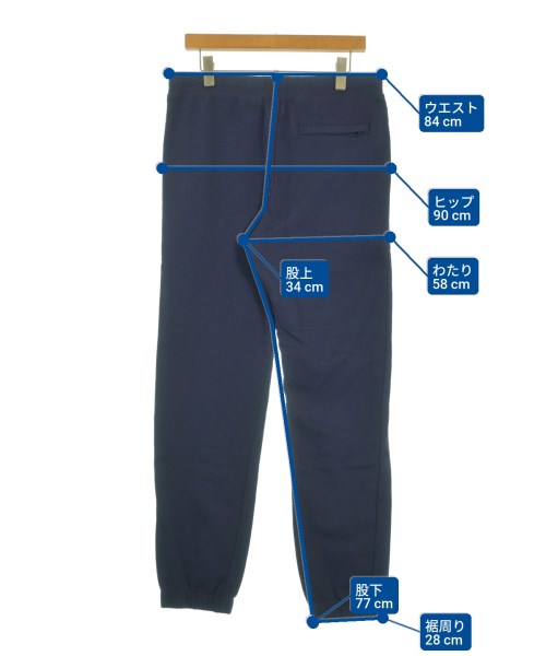 NAPA by Martine Rose（ナパバイマーティンローズ）スウェットパンツ 紺 サイズ:L メンズ/2200633518158