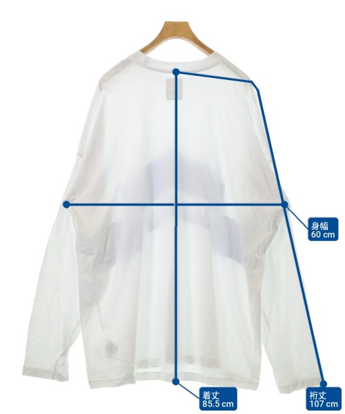 NAPA by Martine Rose（ナパバイマーティンローズ）Tシャツ・カットソー 白 サイズ:3(L位) メンズ/2200735065062