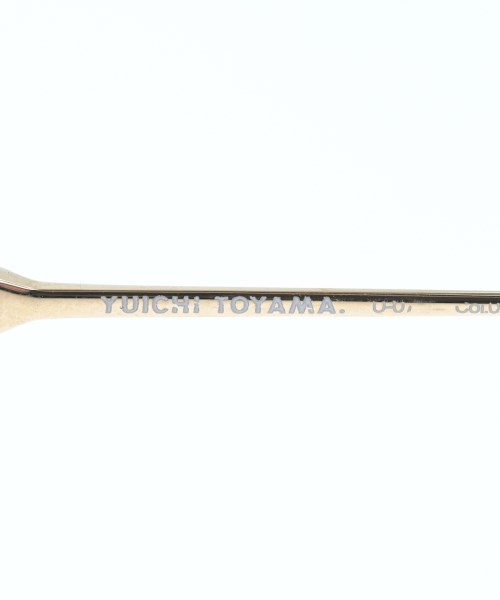 YUICHI TOYAMA（ユウイチトヤマ）メガネ ゴールド サイズ:- メンズ/2200618271023