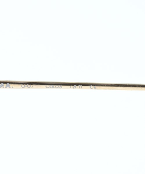 YUICHI TOYAMA（ユウイチトヤマ）メガネ ゴールド サイズ:- メンズ/2200618271023