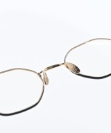 YUICHI TOYAMA（ユウイチトヤマ）メガネ ゴールド サイズ:- メンズ/2200652792096